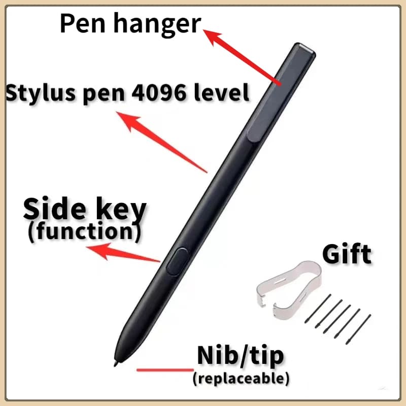 Stilo per Boox Nova Air 2 3 Max Lumi e Tablet Note Air 3 X2 Pro con penna elettromagnetica passiva a 4096 livelli
