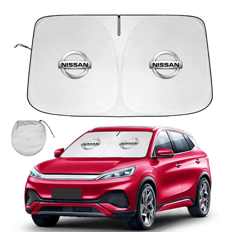 Car Sun Visor Front Windshield Sunshade Sun Protection Accessories For Nissan Qashqai j11 j10 Juke X Trail t32 Tiida Leaf Versa