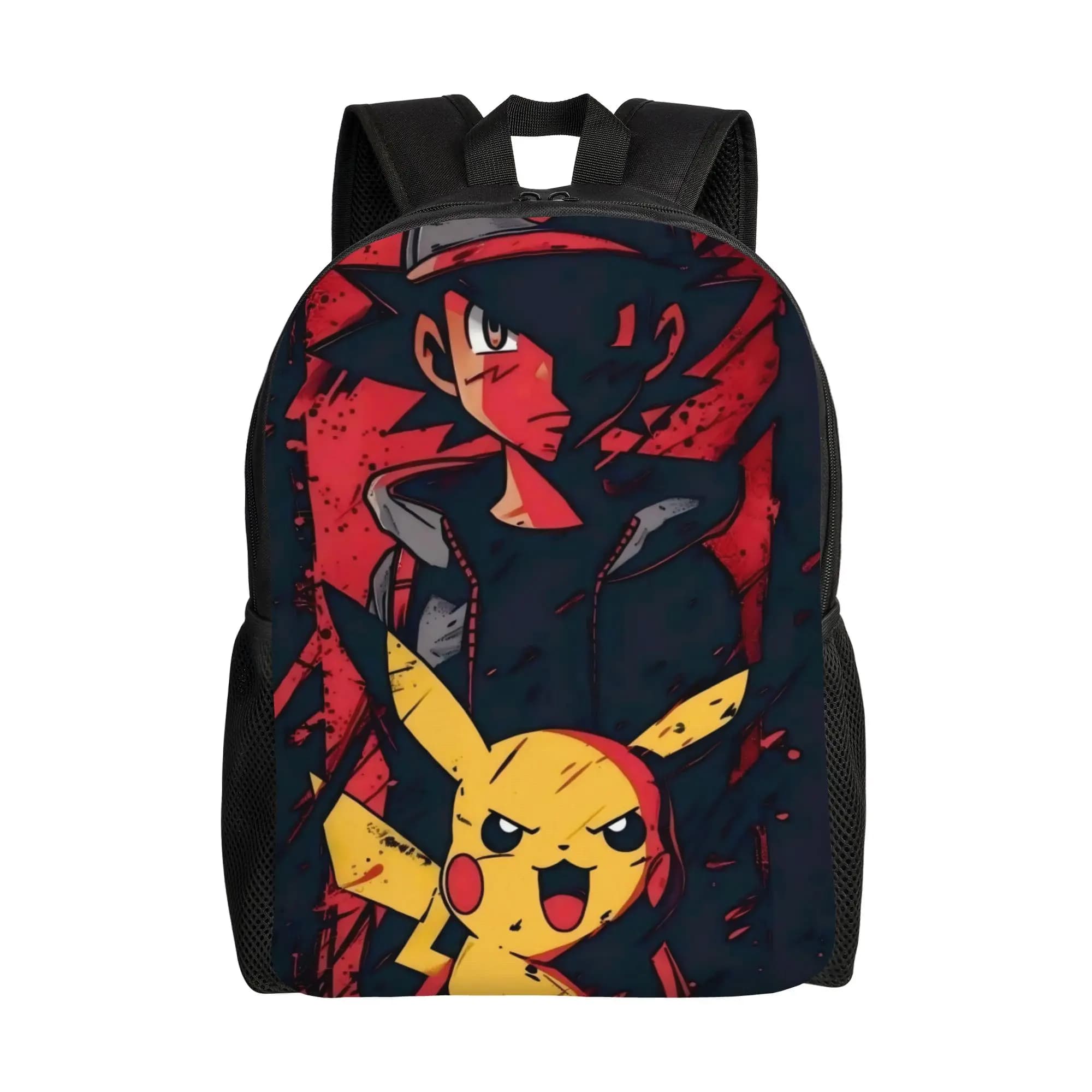 Borsa portaoggetti Pokemon per il ritorno a scuola, zaino multifunzione Pikachu