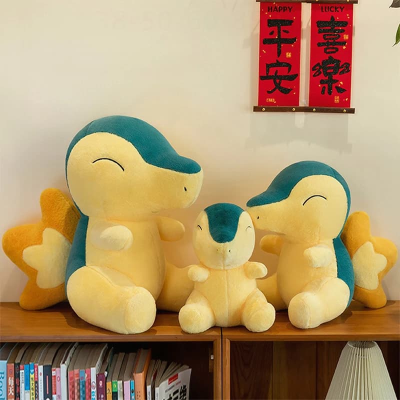 Plush Toy Fire Mouse Doll Pokemon Stuffed Animal Pillow Kids Birthday Xmas Gift Large Prize Machine Plushie Wholesale