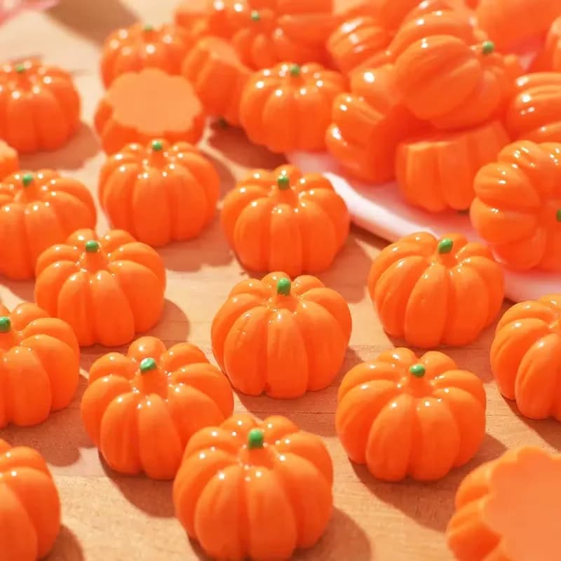 10/20 Pieces Mini Resin Pumpkin Miniatures, DIY Micro Landscaping Model Accessories, Terrarium Crafts Decoration Ornaments