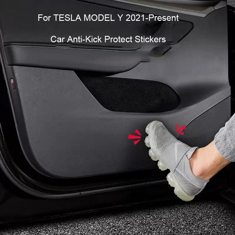 Car B-Pillar Anti-Calcio Protect Pad For TESLA MODELLO Y 2021-Present Anti-Sporco Anti-Sporcock Anti-Sporcock Resistant To Graffi accessories