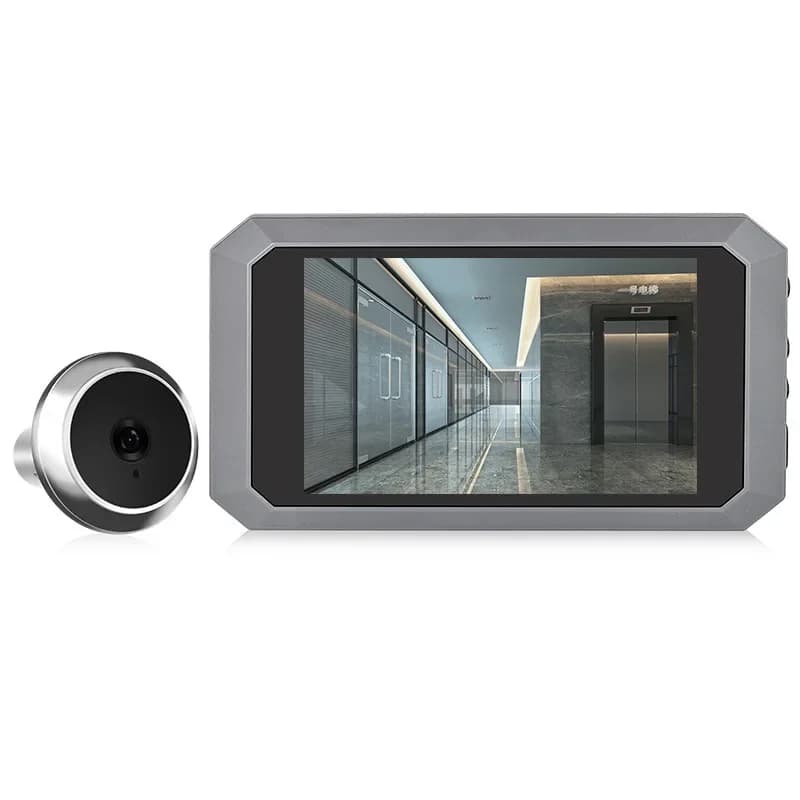 Visualizzatore di porte spioncino digitale Video da 3.97 pollici telecamera per visione notturna a colori registrazione fotografica mirino elettronico digitale Magic Eye