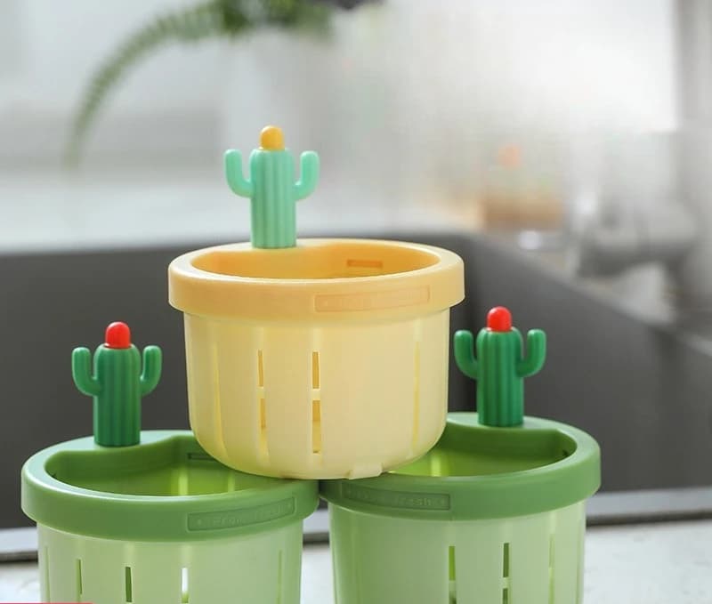 Cactus Sink Filter Net Kitchen Basin Hand Washing Basin Sewer Food Waste Filter Drain Basket