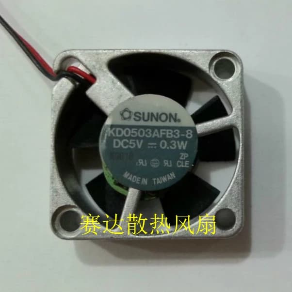 3010 SUNON 5V 0.3W KD0503AFB3-8 Cooling fan with aluminium frame 30*30*10mm
