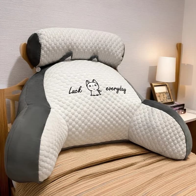 Cuscino ergonomico per la schiena, cuscino confortevole per letto, divano, sedia da ufficio, decorazione per la casa, lettura, regalo ideale