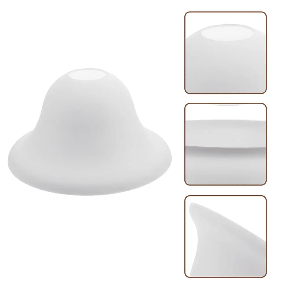 Paralume in Plastica Stile Cappello, Decorativo, di Ricambio per Lampade da Tavolo e da Scrivania, Luce Soffusa