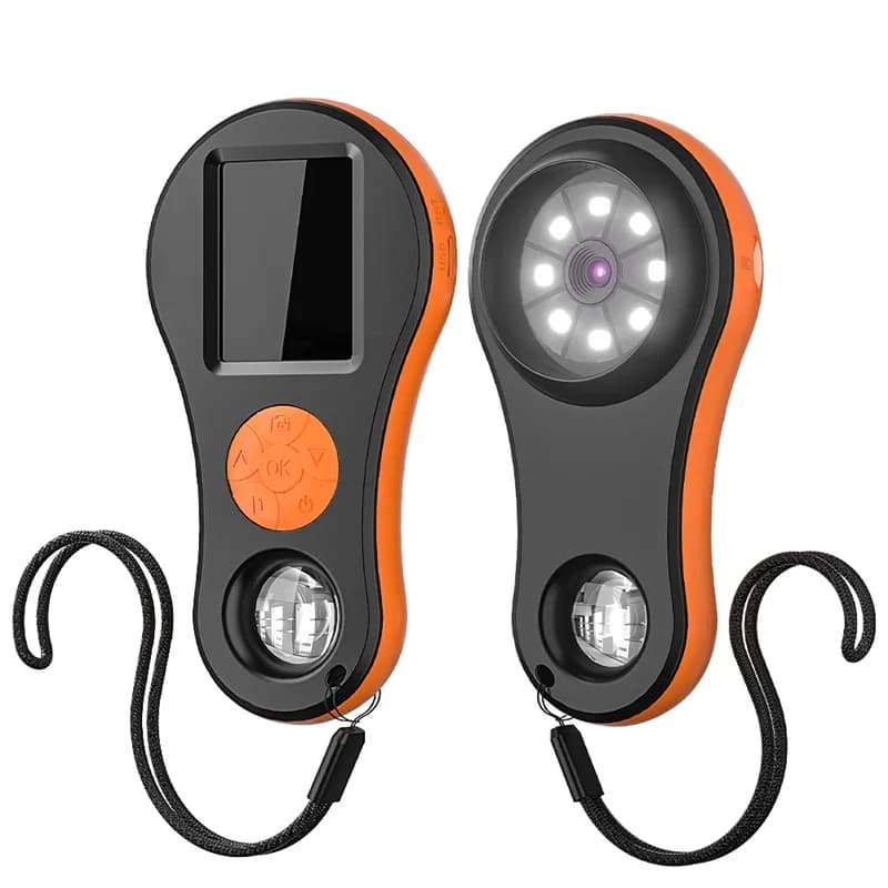 Lente d'ingrandimento digitale Microscopio video portatile da 2 MP Schermo da 2.0 '' 8 LED con lente d'ingrandimento per scheda TF Windows/Mac 32B per opzione