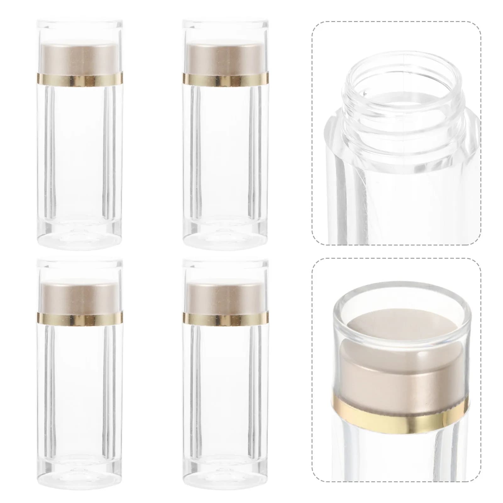 4 flaconi in plastica con tappo a doppio strato a chiusura ermetica, flaconi per campioni da 10 ml, piccoli flaconi per medicinali, dispenser per crema, profumo, olio essenziale, da viaggio