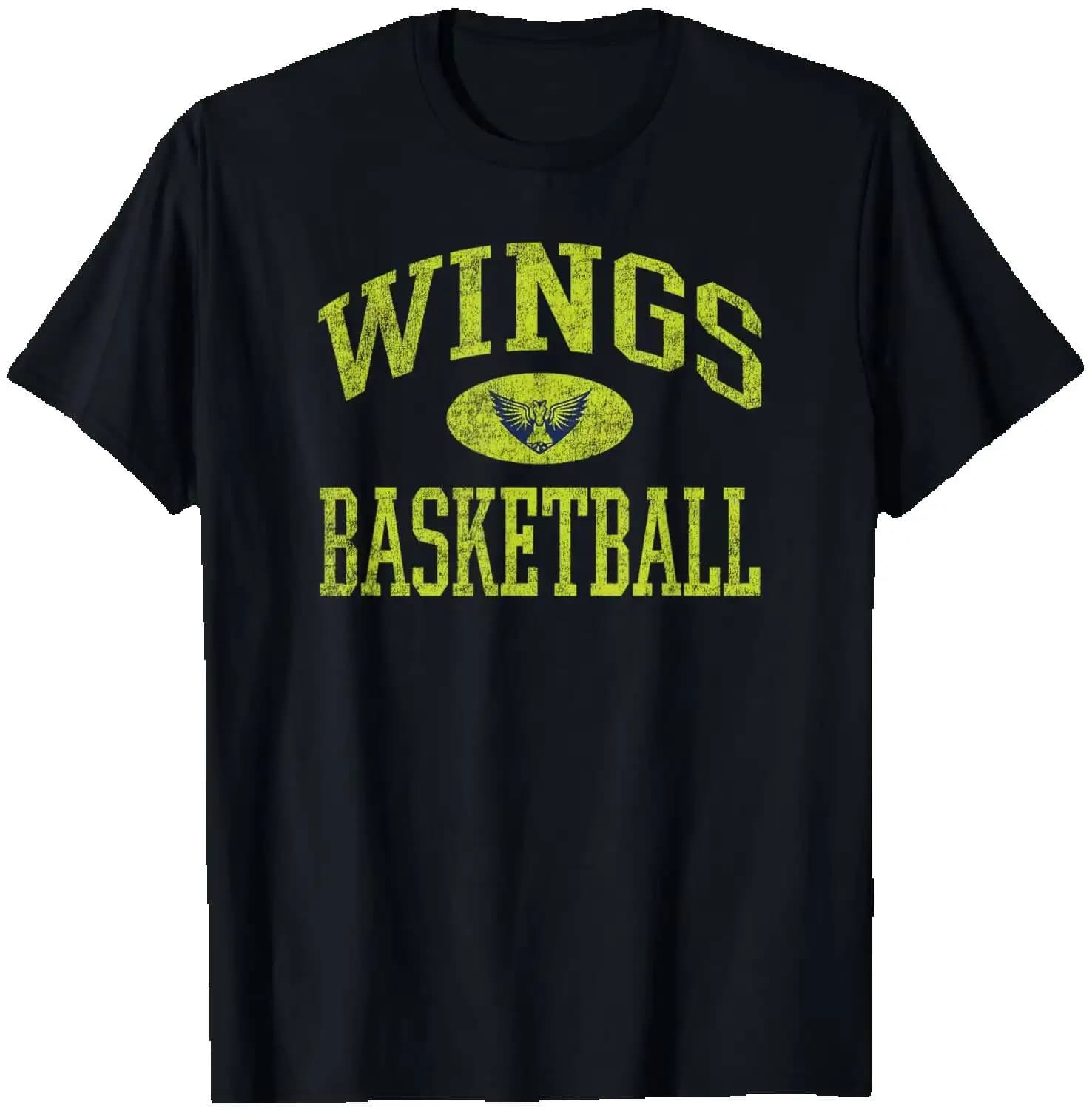 WNBA Original Fan T-Shirt, Small, Black Summer Short-Sleeved Breathable Sweat-Wicking Versatile Trendy T-Shirt