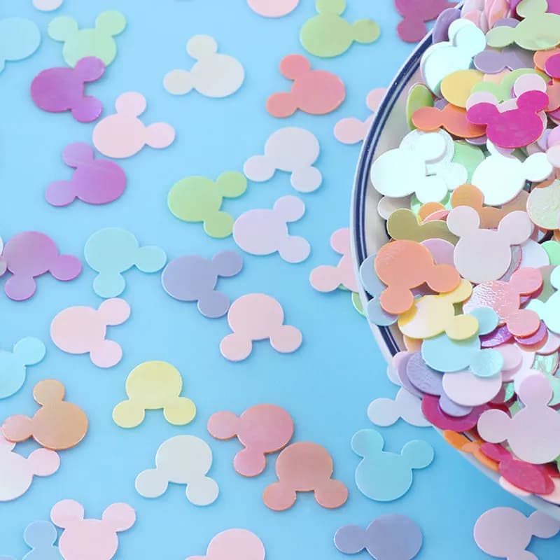 10g/20g/50g/lotto 3D Ultra Sottile Paillettes Glitter Per Unghie Glitter FAI DA TE Consigli Abbagliante Paillettes Unghie artistiche Decorazione Mickey Design Paillettes