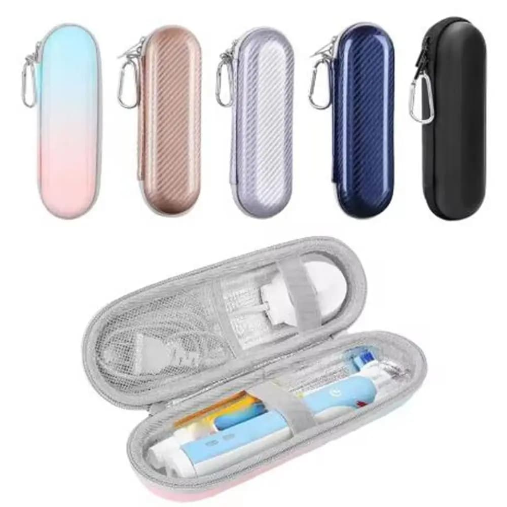 EVA Electric Toothbrush Case, large capacity vacuum travel toothbrush holder with handle