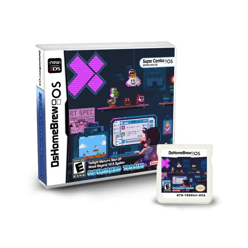 NDS 7800 IN1 Collezione di giochi R4 3DS Flash Card NDS Pixel Zelda Theme Gioco portatile di carte Collezione regalo Gioca adatta