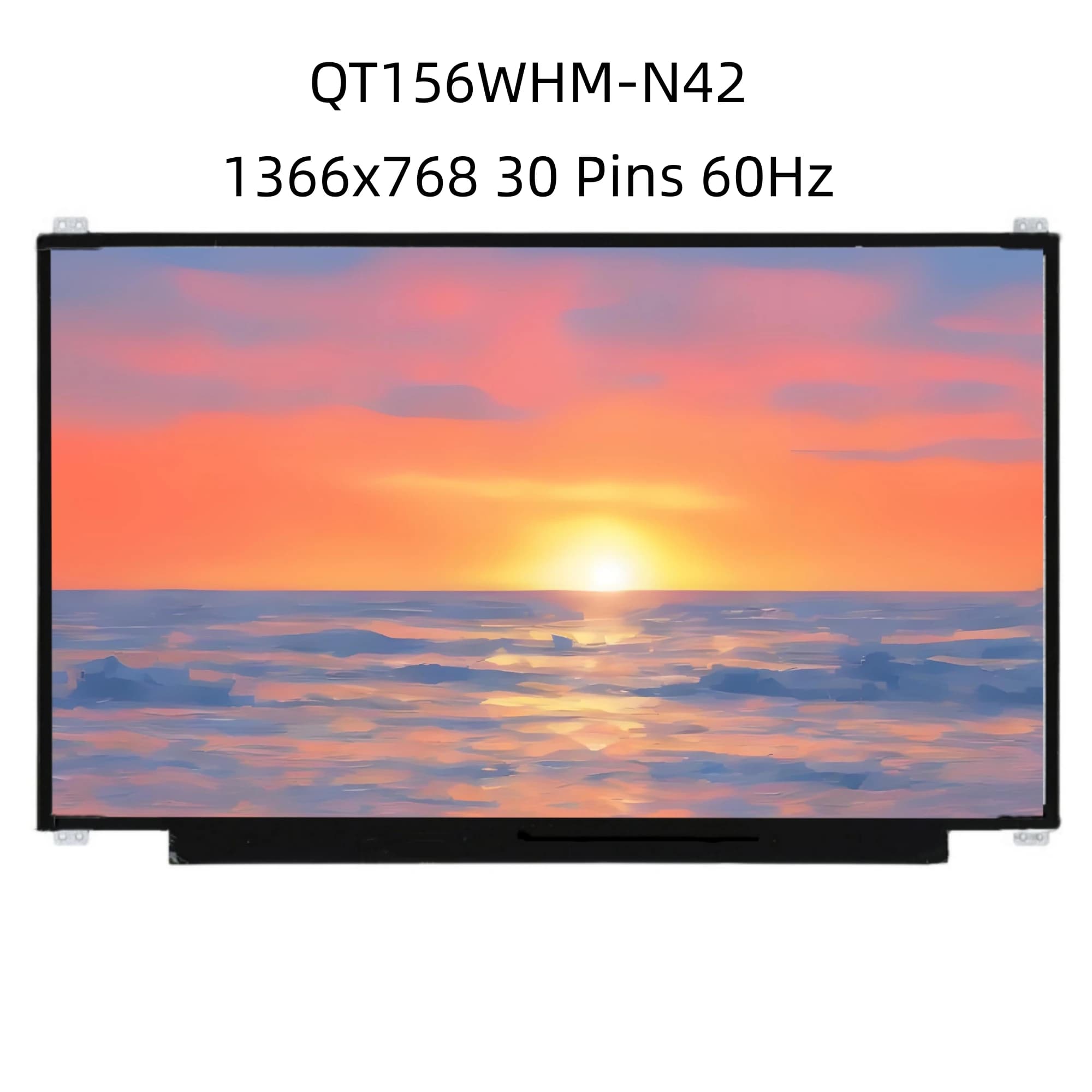 QT156WHM-N42 1366×768 EDP 30 PIN 15.6'' Pannello touch screen LCD per laptop Matrix