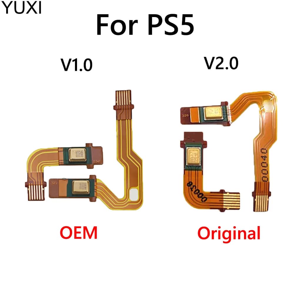 1 Set di cavi flessibili di ricambio per microfono per PS5 BDM-010 020, cavo a nastro interno per microfono per controller PS5 V1 V2