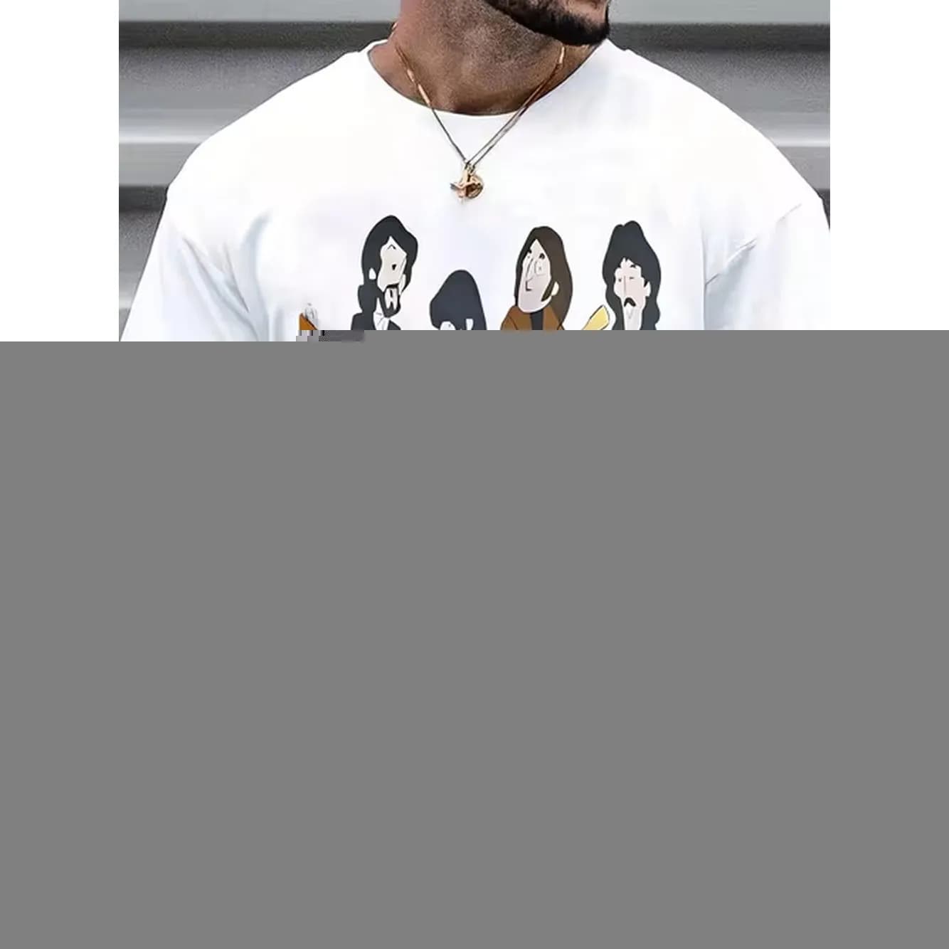 Mens Casual T Shirt 180G With And Pattern Printing Casual Round Neck Mens T Shirt Breathable And Moisture Absorbing Fabric Casual Short Sleeved T Shirt Suitable For Short Sleeved Printed T Shirt