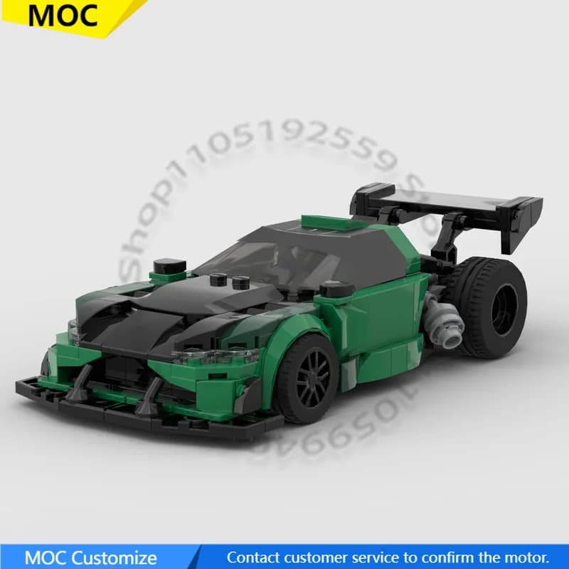 298 PCS Velocità Hypercar 2025 Vantage Pikes Picco MOC Personalizza Blocco di Costruzione Modulare Educativo Creativo FAI DA TE Giocattolo Di Natale Regalo