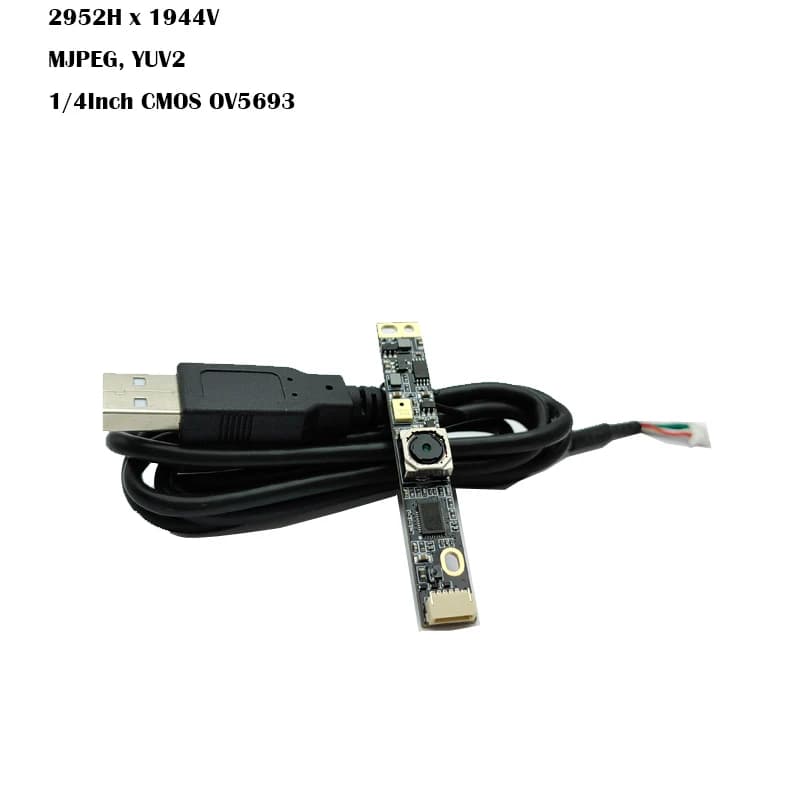 USB camera module 2MP/5MP HD OV5693 Automatic focus 75 degrees with digital microphone Free UVC Mini webcam driver for facial recognition