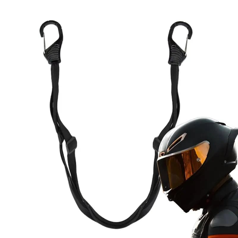 Cinghie per moto per casco da carico Corda da viaggio Trasporto Cinghie per bagagli per moto Elasticizzato regolabile per fissare i caricamenti