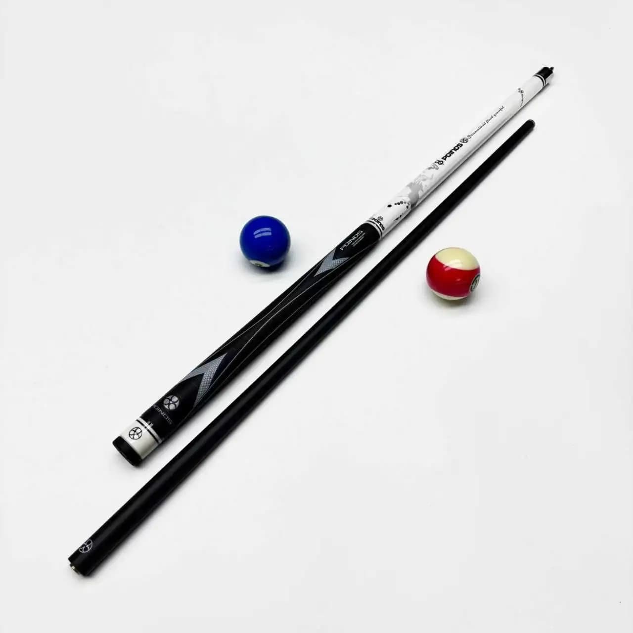 Carbon Fiber Pool Cue Stick 13mm Tip 19.5oz 58.6" Billiards Cue Quick Joint Professional Pool Table Cue for Black 8/9 Ball