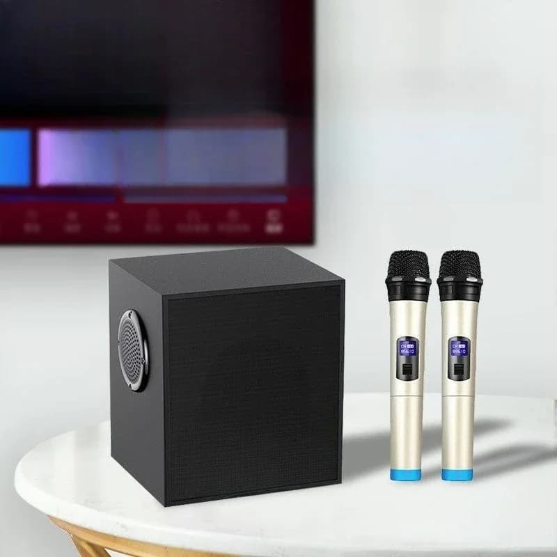 Home KTV audio set High sound quality and high volume karaoke home all-in-one machine with wireless microphone Karaoke