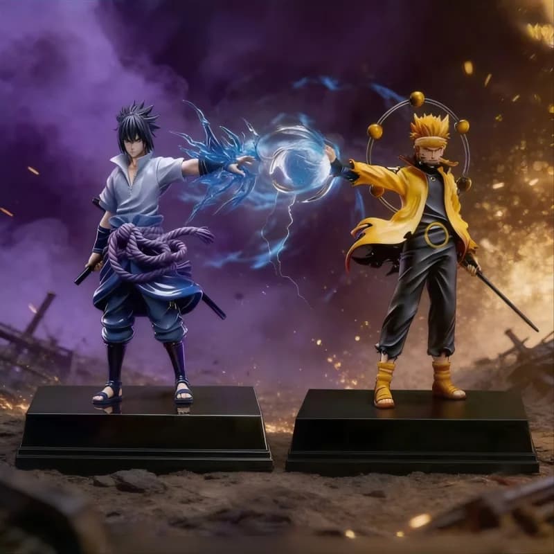 Nuova Statuetta Anime 2026 AK Naruto Sasuke in PVC, Modellino da Collezione, Giocattolo d'Azione, Regalo di Compleanno