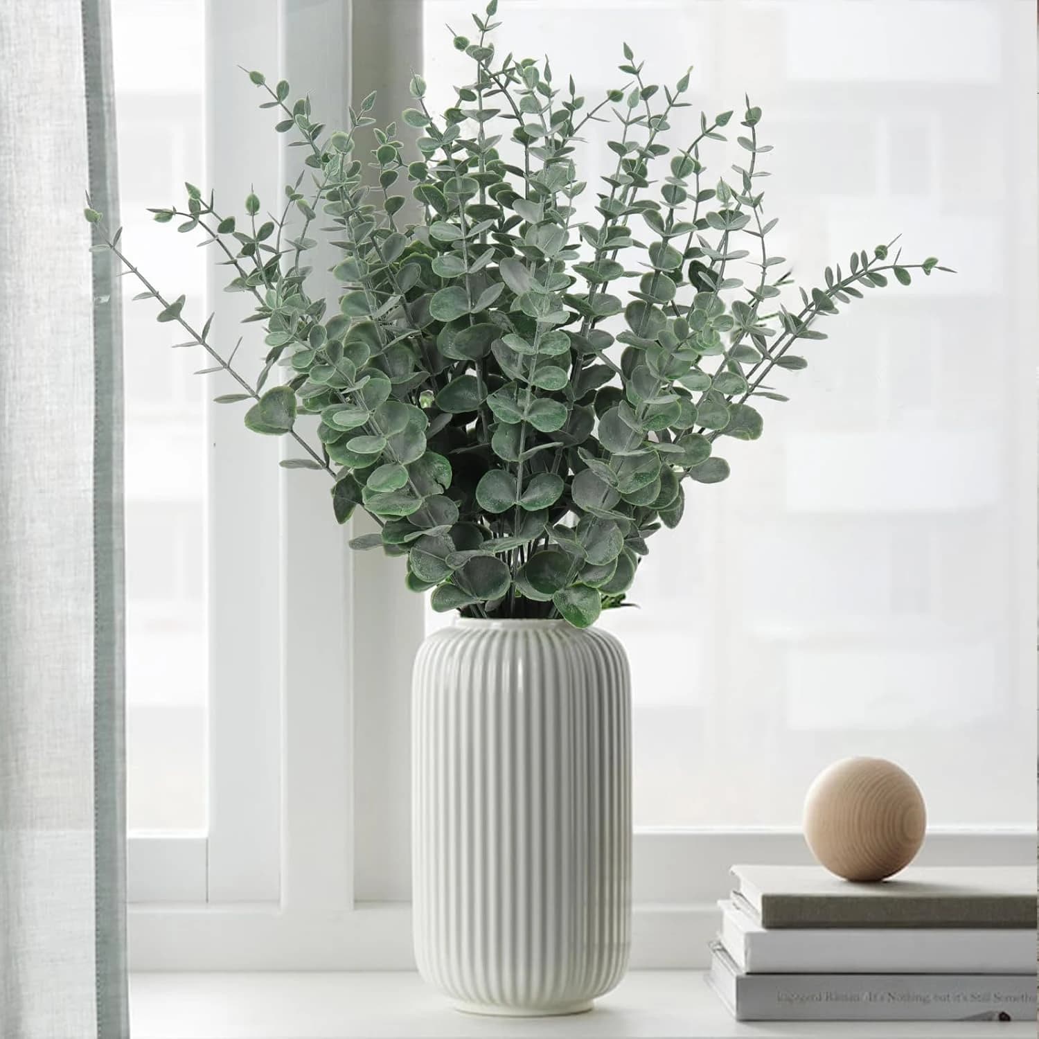 10/20pcs Piante Artificiali Foglie di Eucalipto Piante Finte Vaso Casa Tavolo Festa di Nozze Bouquet Da Sposa Decorazioni Giardino Esterno