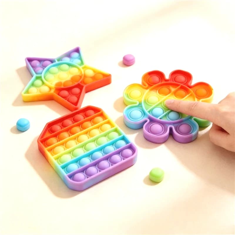 Giocattolo Antistress TOP Rodent Control Pioneer, Giocattolo Educativo per Bambini, Giocattolo Musicale in Silicone, Regalo Sorpresa Arcobaleno