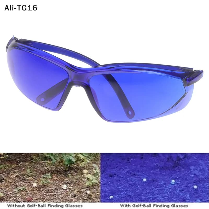 【1a1】【YY31】Golf Ball Finding Glasses Sports Sunglasses Fit for Running Golf Driving