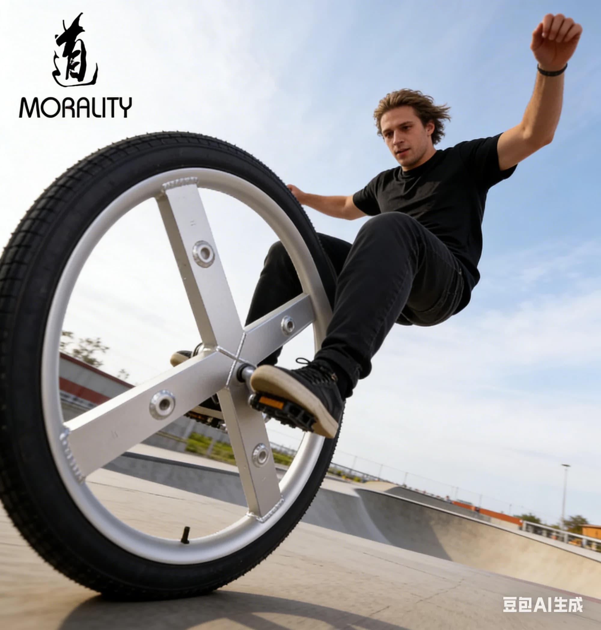 Monociclo Morality Ultimate Wheel da 20/24 pollici, per acrobazie e spettacoli di equilibrio per bambini