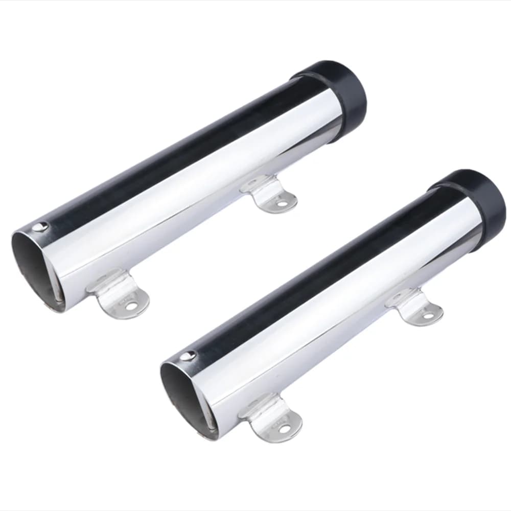 2 pezzi 10 "long side mount canna da pesca supporto asta in acciaio inox sedile per marine yacht barca