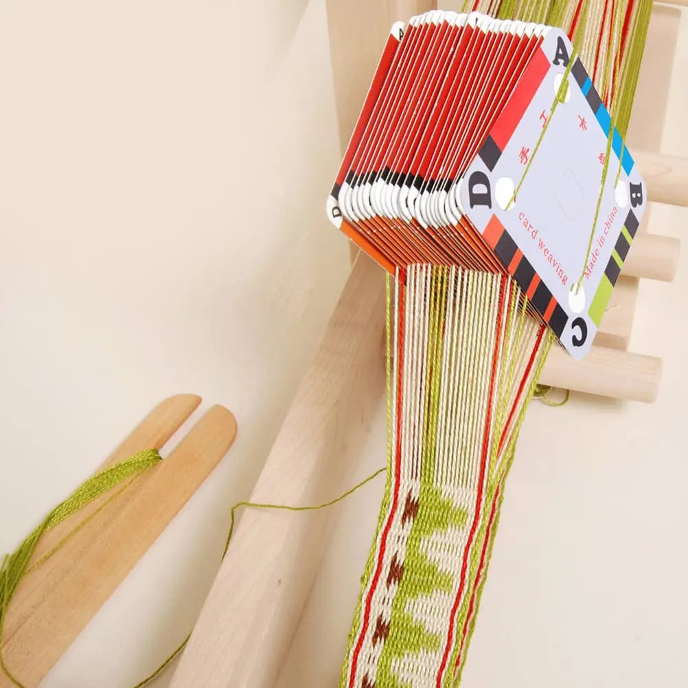 150Pcs Weaving Cards Tablet Smooth Edge Thin Profile Uniform Width Loom Weaving Supplies for Beginners Professionals DIY Craft