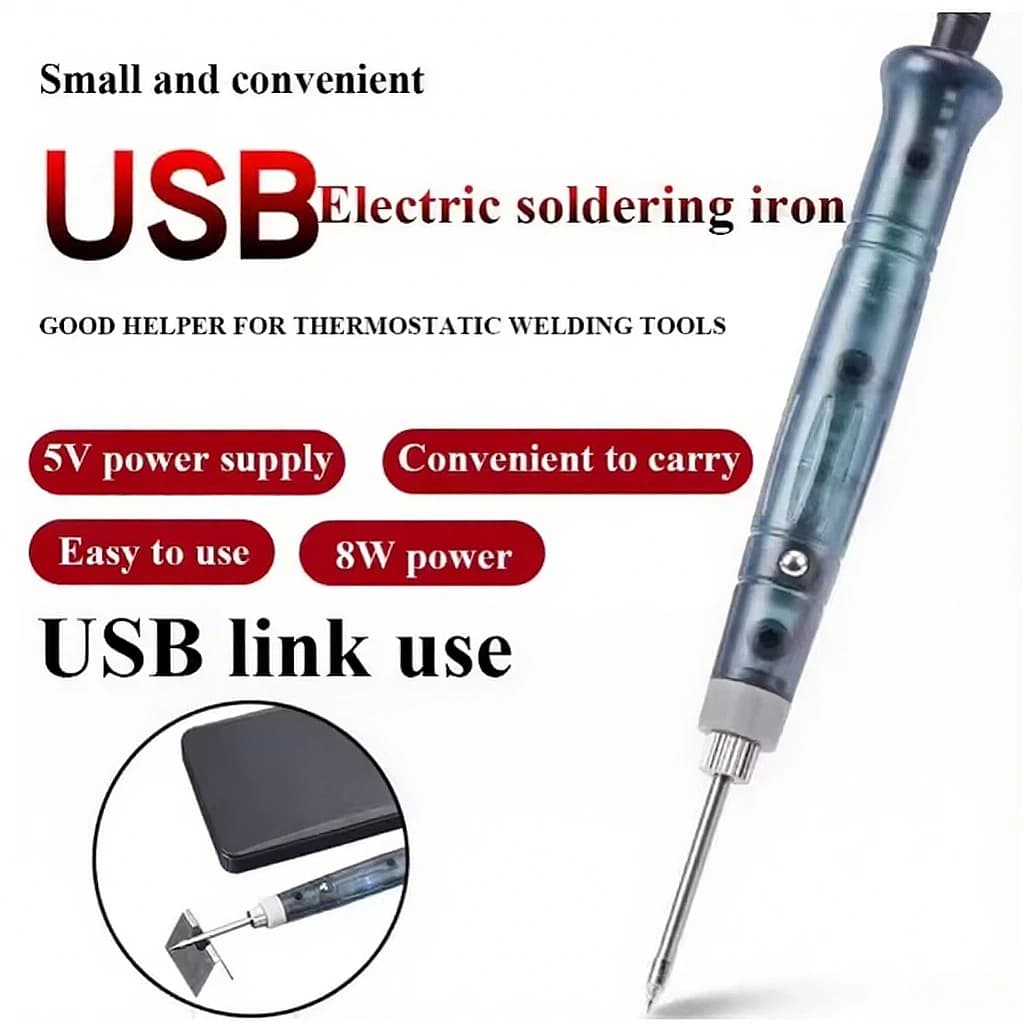 Saldatore USB 5V Strumenti di riscaldamento elettrico professionale Rilavorazione con indicatore luminoso Maniglia Pistola per saldatura Riparazione BGA