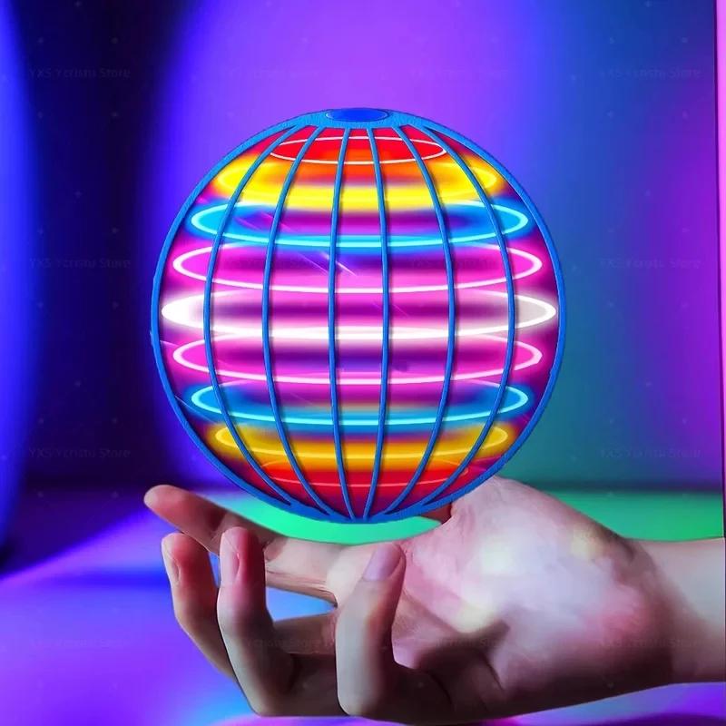 Palla volante, palla rotante automatica, luci LED abbaglianti, magia fluttuante, ventola, macchina volante UFO, giocattolo, regalo, gioco, palla sportiva