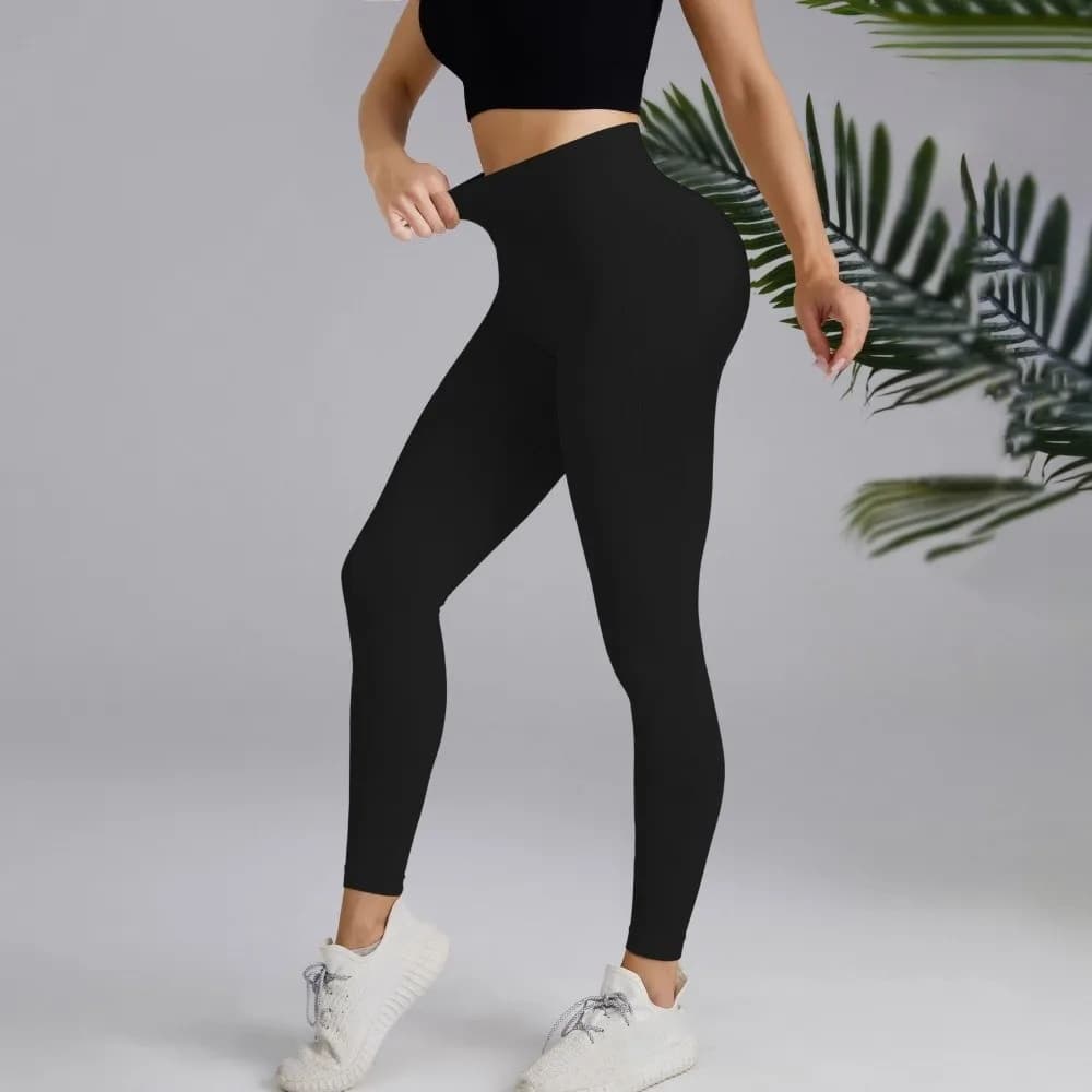 Leggings Sportivi Yoga a Vita Alta, Elastici, Modellanti, Asciugatura Rapida, Senza Cuciture