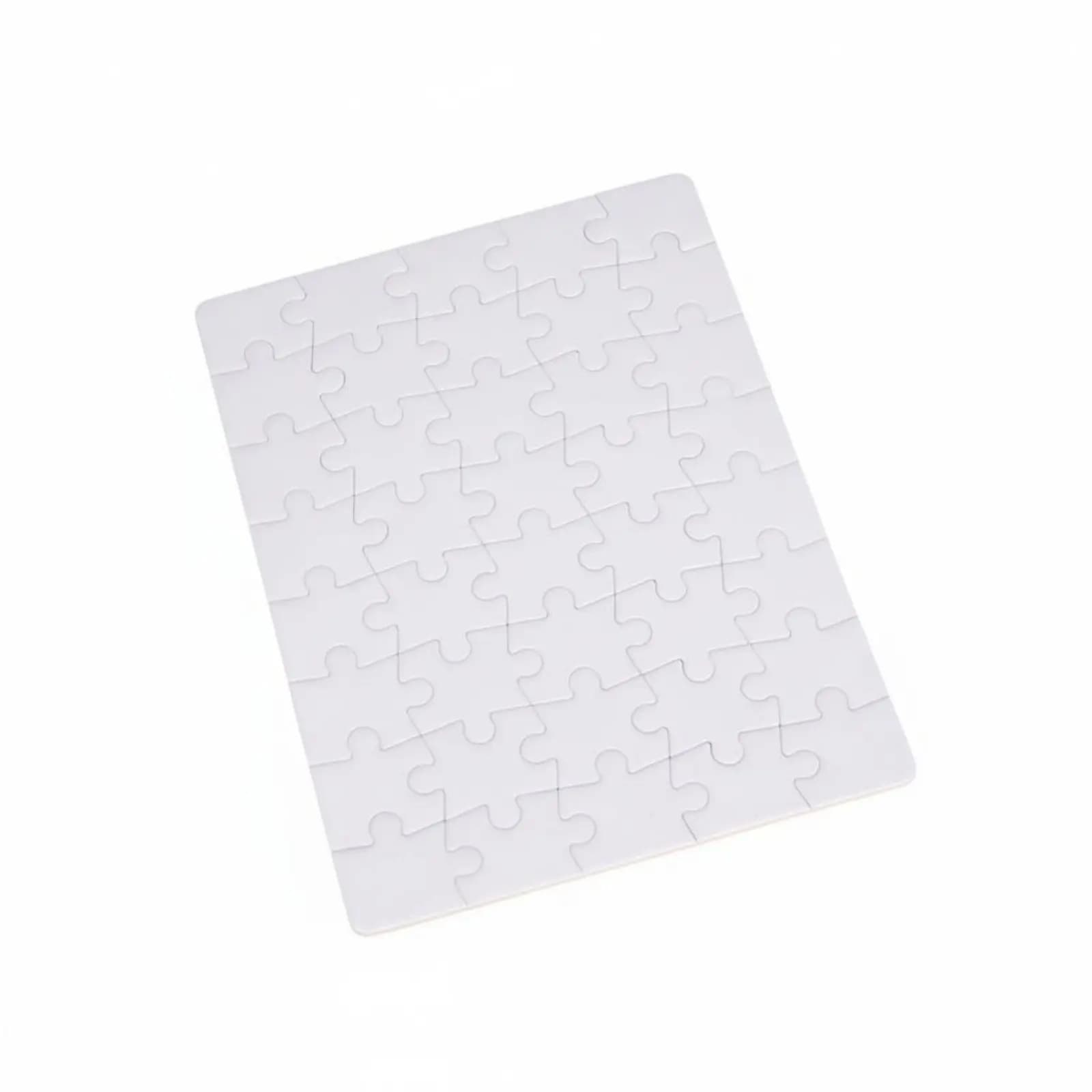 Puzzle per Sublimazione Personalizzabile, Formato Lettera, Gioco Educativo DIY con Foto Personalizzata per Bambini e Adolescenti