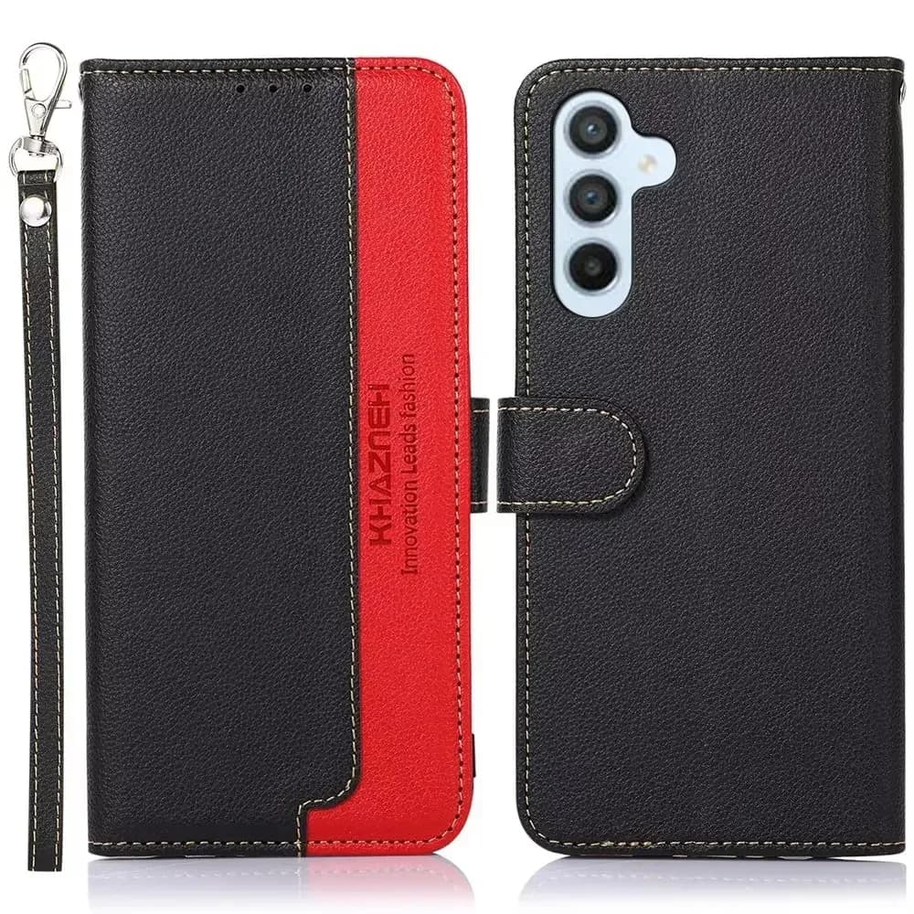 Per Samsung Galaxy A55 A35 A25 A15 A05 A05S Custodia in pelle di vibrazione di lusso RFID Block Portafoglio Copertina del libro A54 A34 A16 A06 A14 Borse per telefono