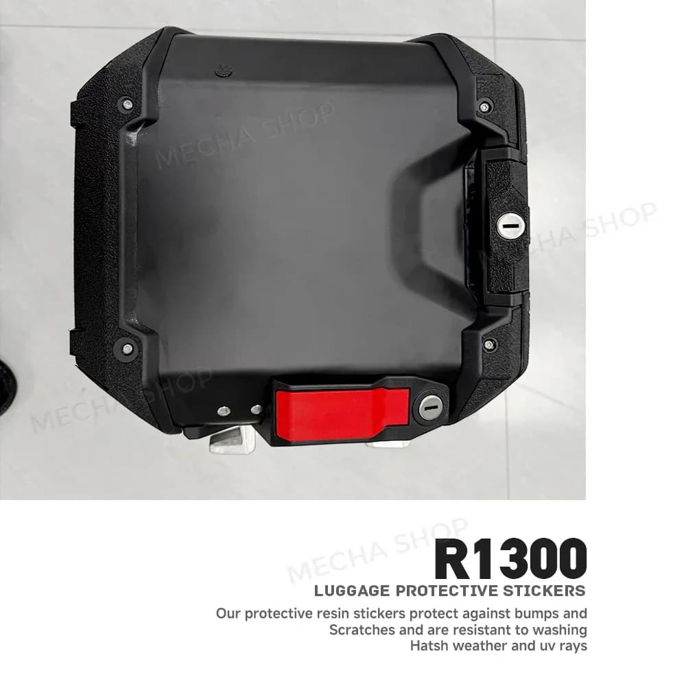 For R1300GS ADV Thickened Frosted Protective Decals Waterproof and Scratch-resistant Luggage Plastic Corner Protection Decals