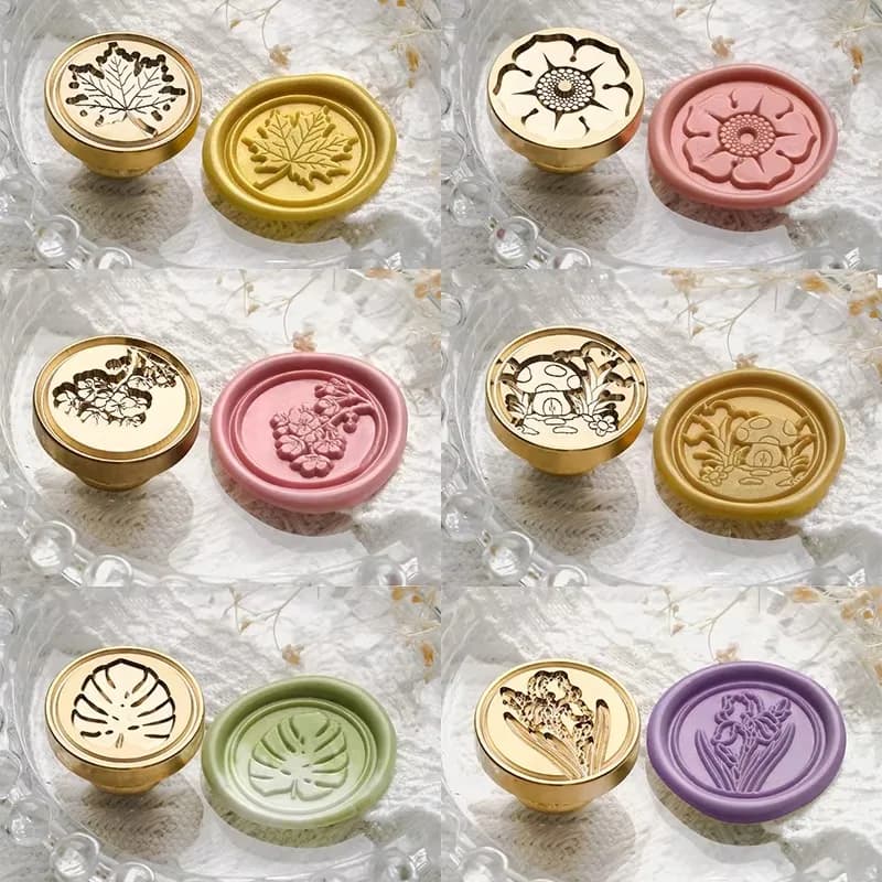 Wax for Stamps Wax Seal Stamp Wedding Sello Wax Lacquer for Seals Stamp for Card Making Envelope for Scrapbooking Set Kit ZT0115