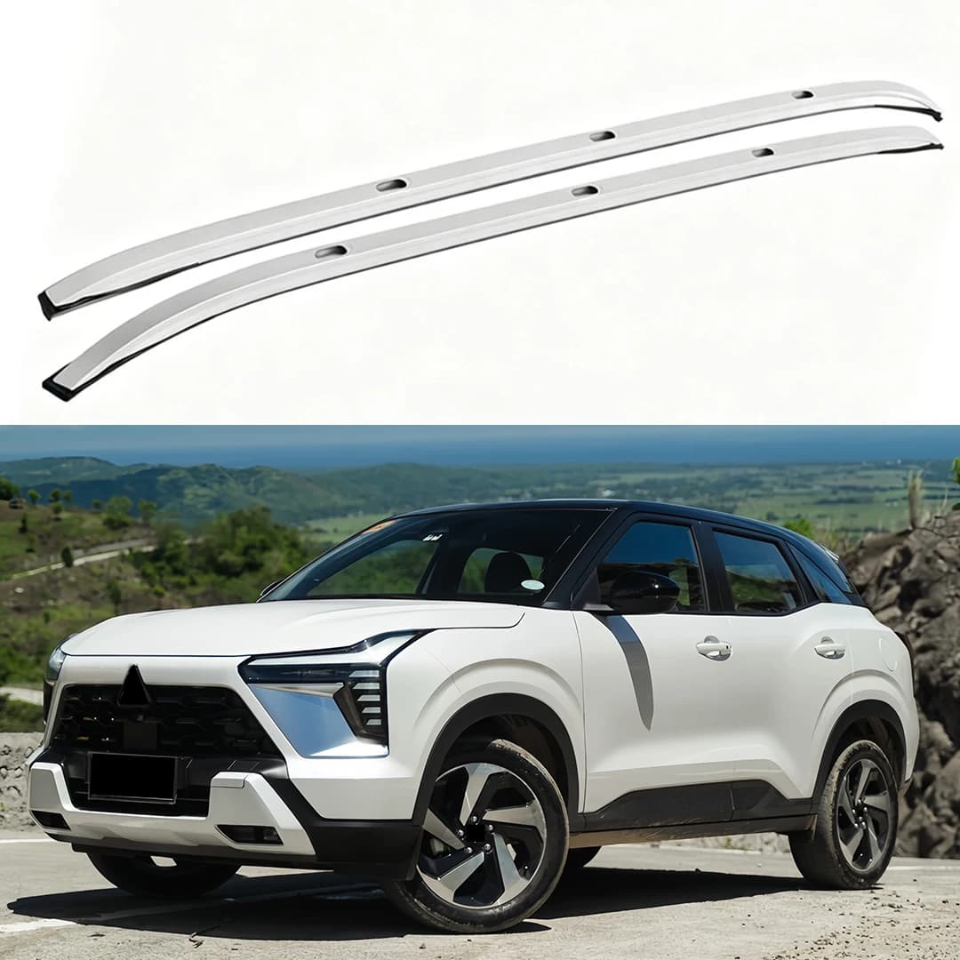 2Pcs Side Roof Rail Roof Rack Bar for Mitsubishi X-Force 2024 2025 2026 Rooftop Luggage Rails Accessories