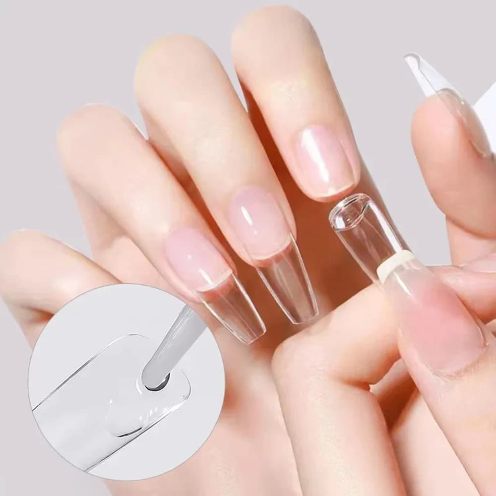 Super Strong Portable Nail Glue Professional Adhesive for Acrylic Nails Long Lasting Bond for Press on Nails False Nail Tips