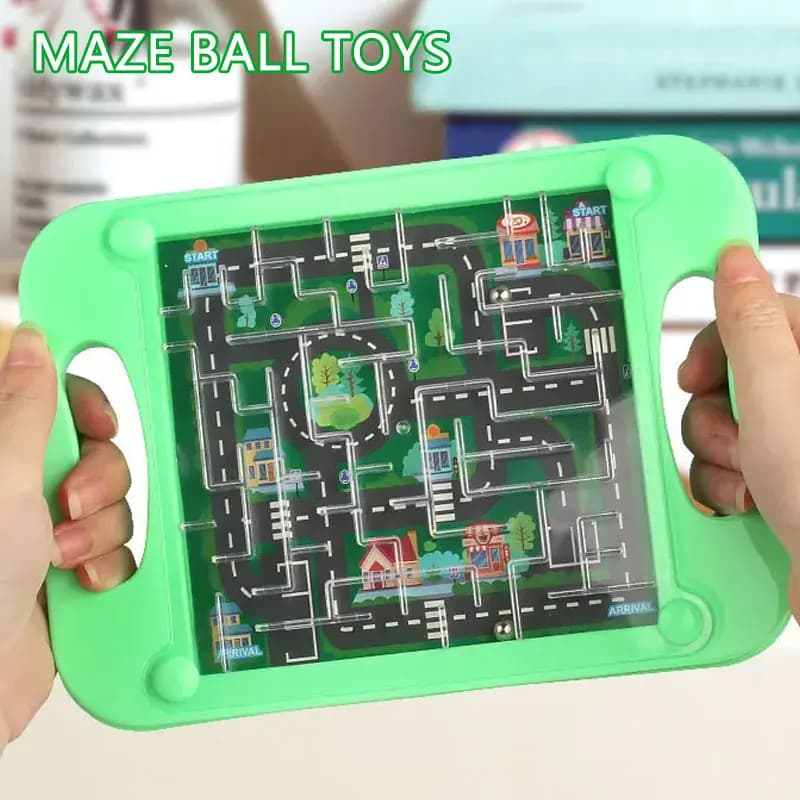 Palla labirinto 3D per bambini - Equilibrio occhio-mano Memoria di gravità Puzzle sequenziale Giocattolo educativo Montessori Regalo ideale per bambini