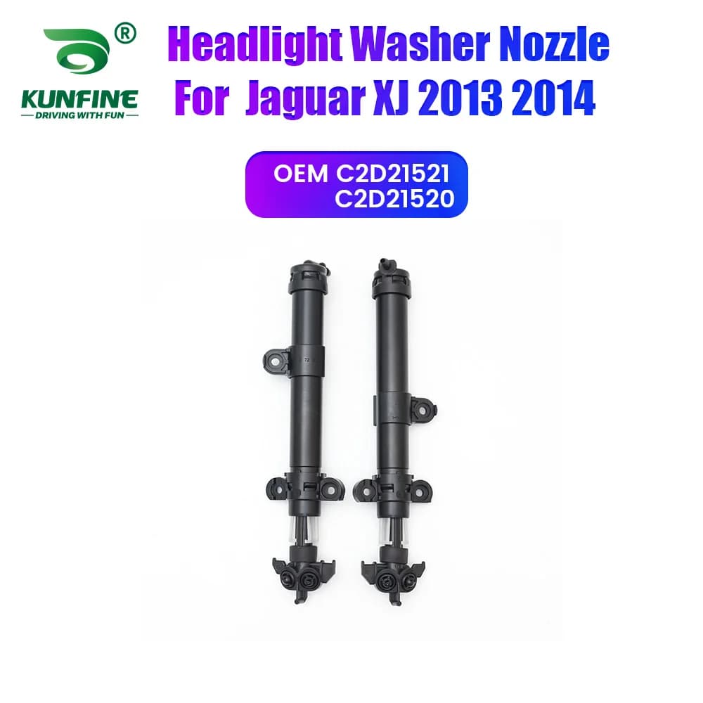 Auto Faro Paraurti Anteriore Rondella Ugello di Spruzzo Jet Faro Copertura Della Pompa Per Jaguar XJ 2013 2014 C2D21521 C2D21520