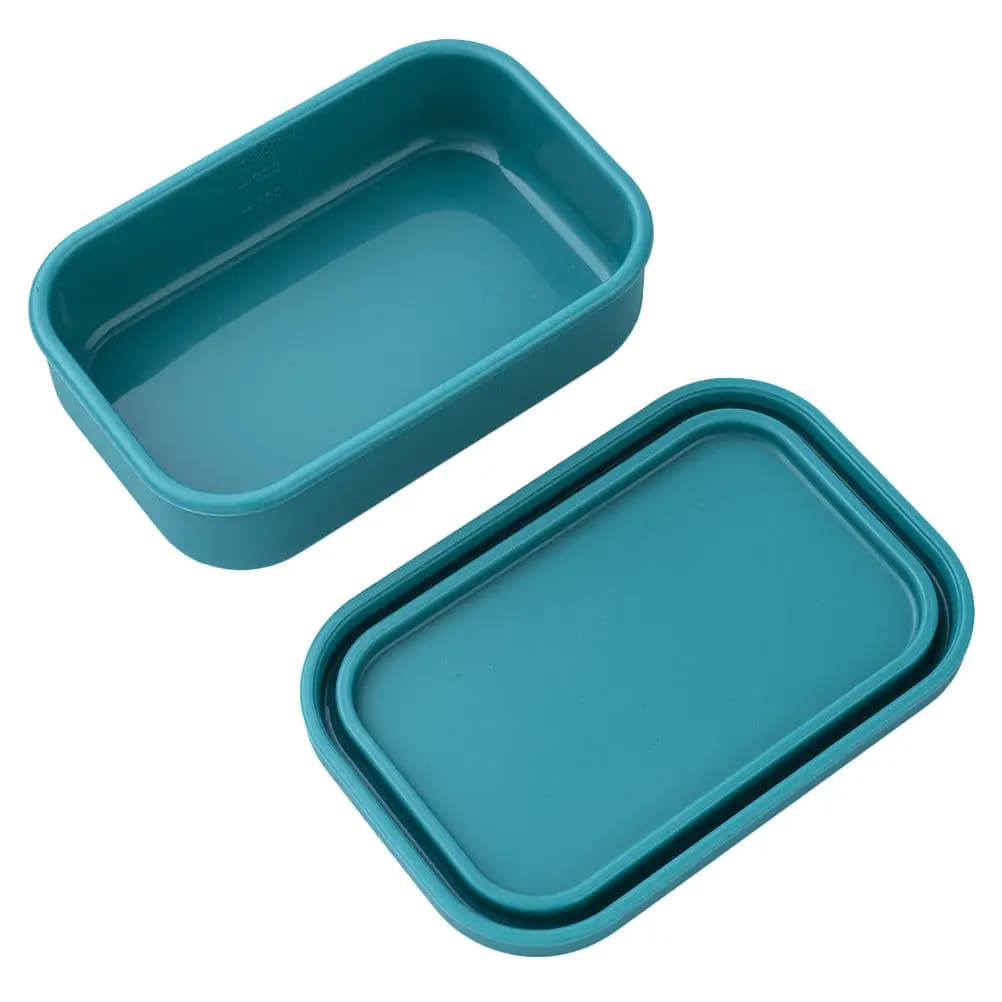 Contenitore per Alimenti in Silicone Riutilizzabile, Adatto al Microonde, Ermetico e Antiperdita, per Pranzo, Preparazione Pasti, Frigorifero, Congelatore, Campeggio