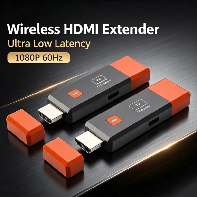 50M HDMI Wireless Screen Projector 1080P 60HZ HD HDMI Wireless Video Transmitter Receiver HDMI Adapter for Laptop TV Projector