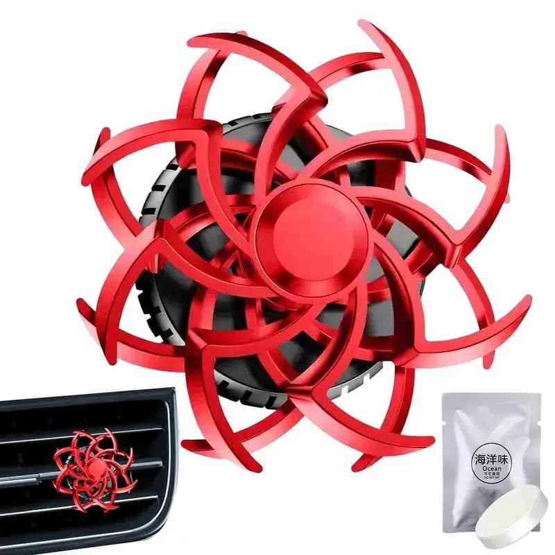 Auto Vent Clip Deodorant Spinning Spider Deodorant Clip Home Office Decor Accessories Gifts Aroma Diffuser Decor For Car