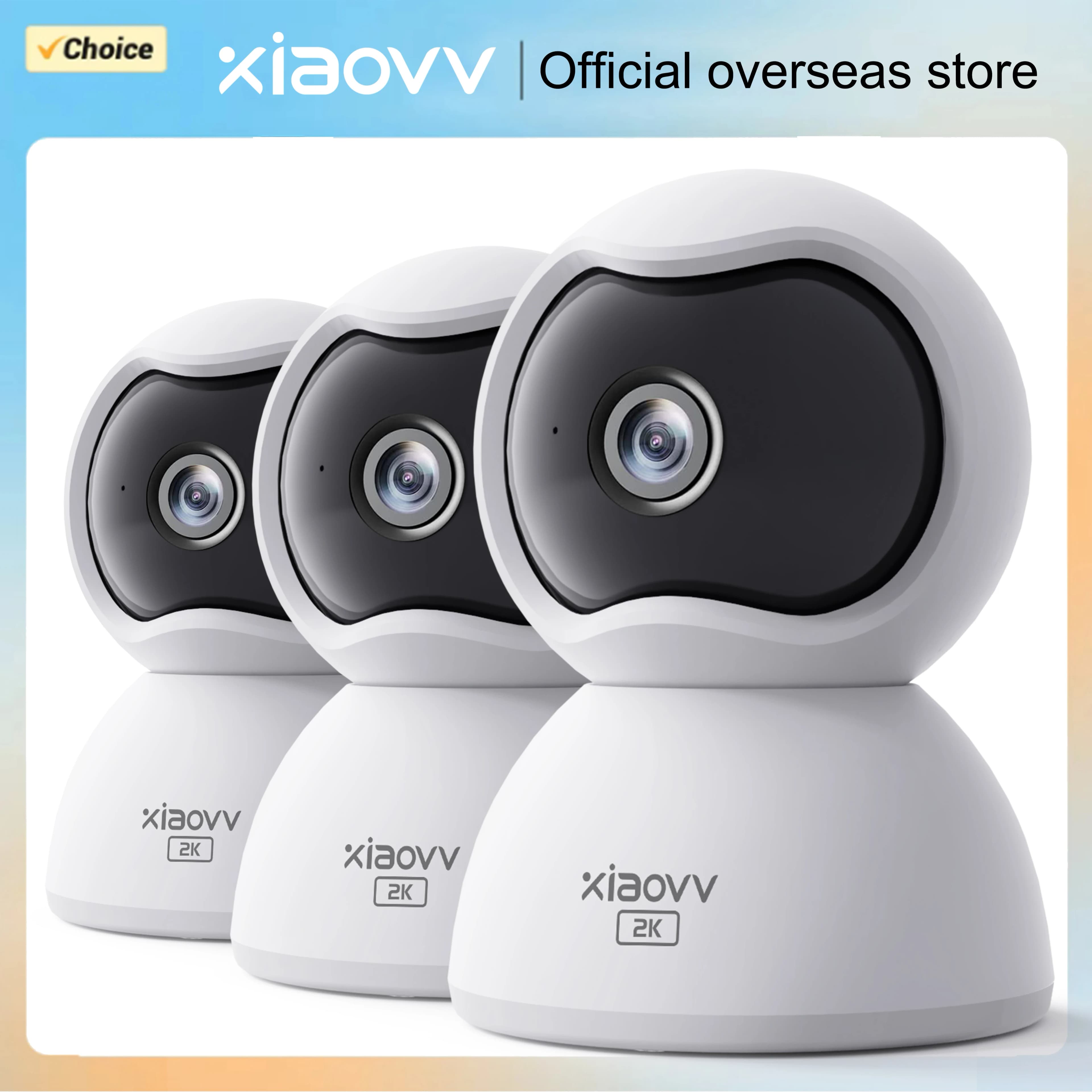 Telecamera interna IP WiFi da 3 MP PTZ wireless Smart Auto Tracking Mini telecamera di sicurezza Baby Monitor Cctv Video Surveill per la casa
