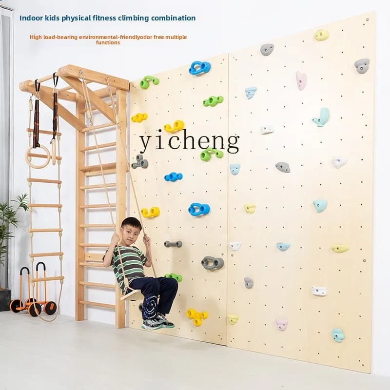 ZZ Climbing Structure Early education for indoor children Traction bar for adults Exercise Fitness Rack Climbing wall Toy