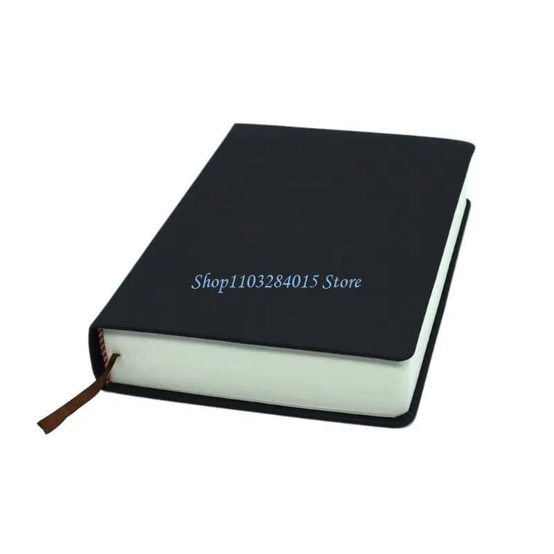 R6FF Hardcover Notebook Leather Journal 660 Pages Unlined Thicken Sketch Book For Journaling Sketching Art Illustrations