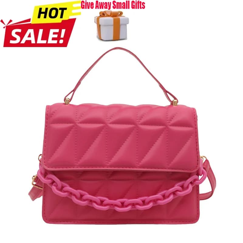 Latest Trendy Ladies' Light Luxury Retro High-end Versatile Handbag, Single Shoulder Crossbody Bags, Mini Classic Pillow Bags